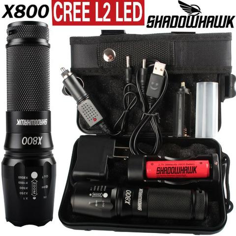 Lanterna Shadowhawk X800 Cree L2 Led lm Conjunto