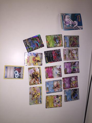 Lote 16 cartas Pokémon Mega, Ex, turbo + 1 carta item TODAS