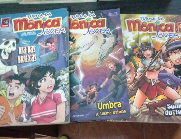 Mangás turma da Monica jovem cada 5 und usados