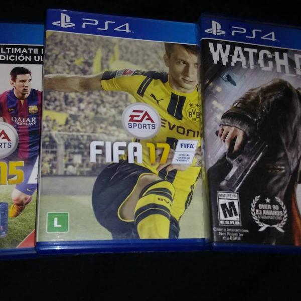 3 Jogos PS4 Original