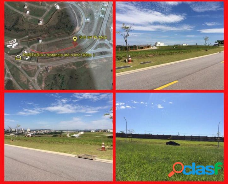 Alphaville I - Lote de 515m², plano, próximo a portaria