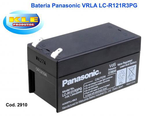 Bateria Panasonic VRLA 12V/ 1,3 Ah - LC-R121R3PG