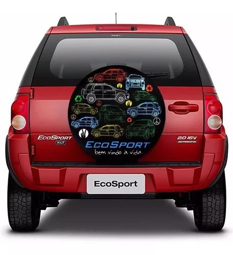 Capa Estepe Ecosport Eco Color 2003 2004 2005 A 2012 Cadeado