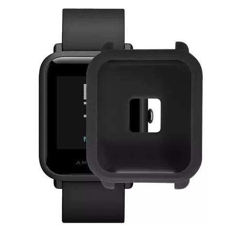 Case Silicone Para Amazfit Bip + Película De Proteção