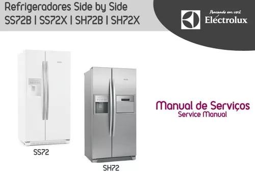 Manual Serviço Refrigerador Electrolux Ss72b 72x Sh72b 72x