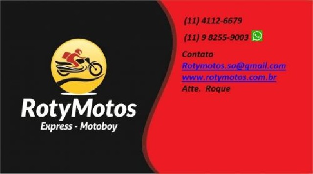 Motoboy -rotymotos-entrega rapidas