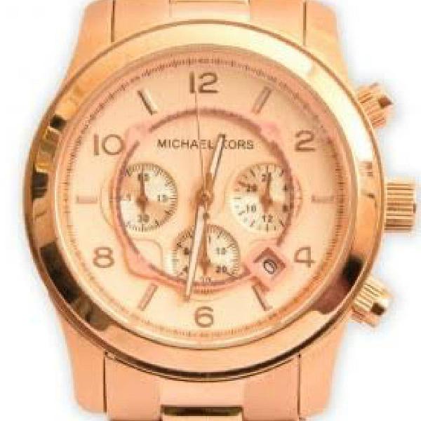 Relógio Michael Kors MK8077 Dourado Rose