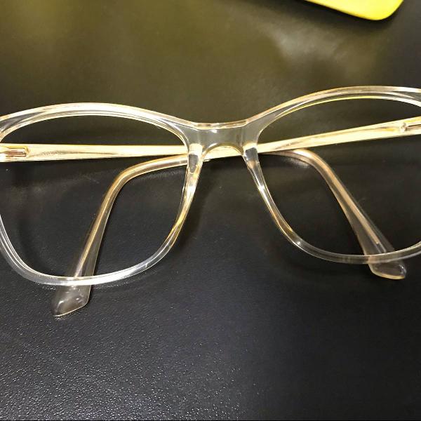 armação de óculos de grau acrílico transparente