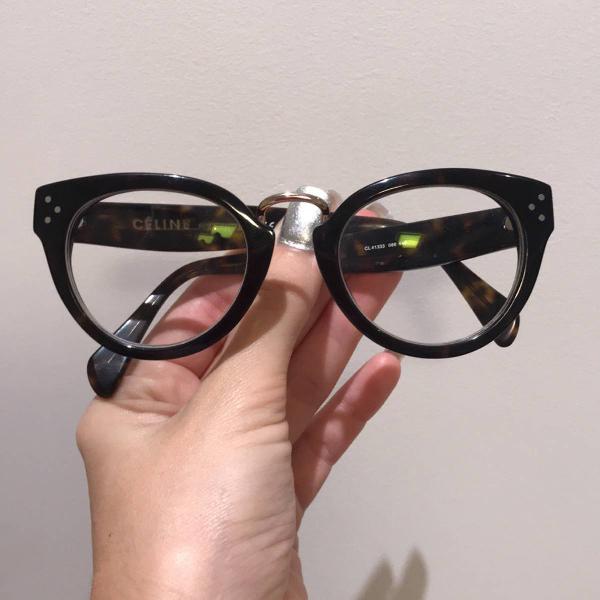 armação de óculos de grau vintage cool celine