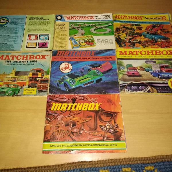 catálogos matchbox originais dos anos de 1968, 1969, 1970,