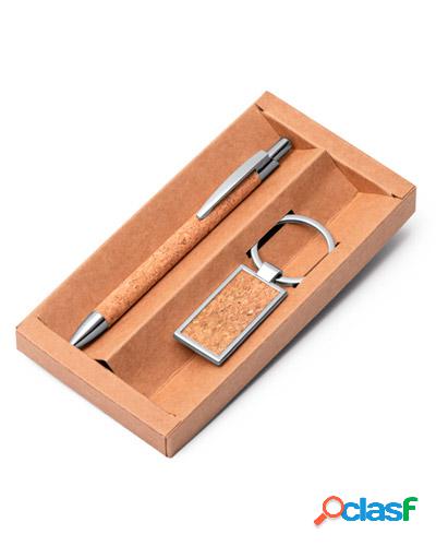 conjunto de chaveiro e caneta personalizado