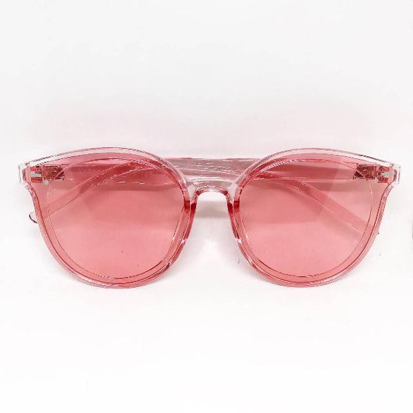 culos de lente rosa colorida