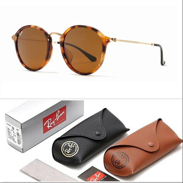 culos de sol ray-ban round fleck tartaruga rb2447