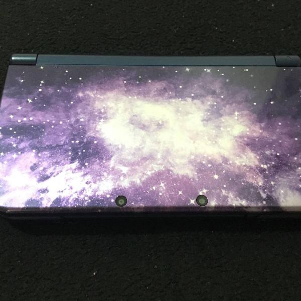 nintendo 3ds galaxy + case + 4 jogos + carregador