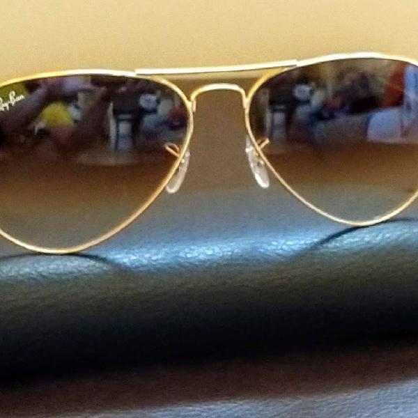 ray-ban dourado original