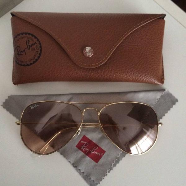 rayban aviador original em perfeito estado