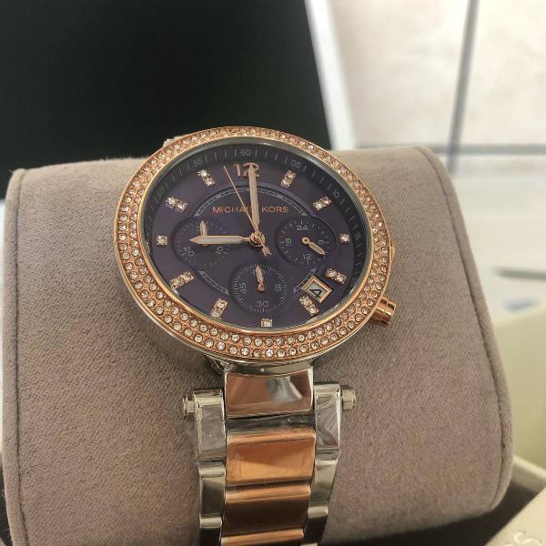 relógio michael kors novo na caixa com manual