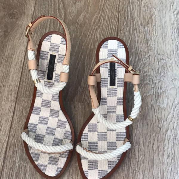 sandália louis vuitton original nova