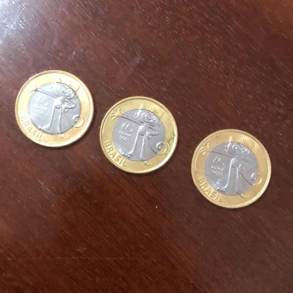 3 moedas mascote