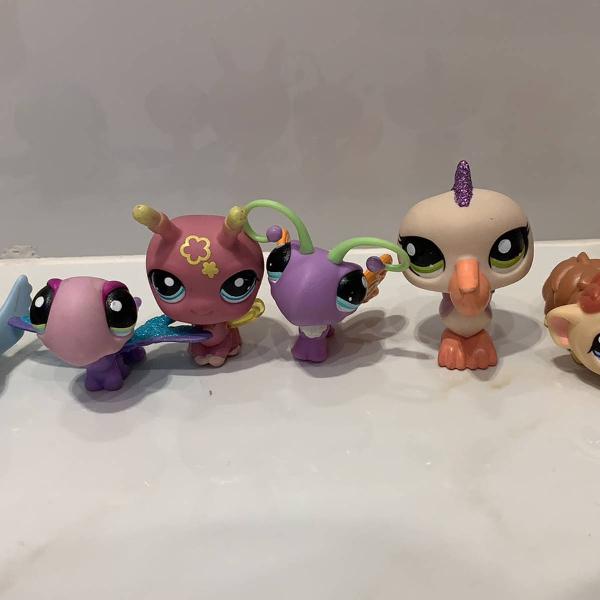 6pcs de littlest pet shop antigos raros