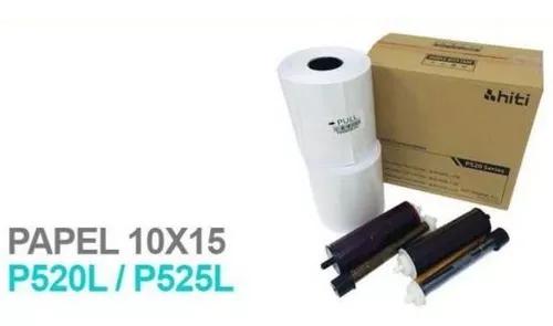 Hiti P520/ P525l Kit Papel Fotografico + Ribbon - 1000 Fts