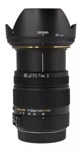 Sigma 17-50mm F2.8 Ex Dc Os Hsm + Parasol (P/ Canon)