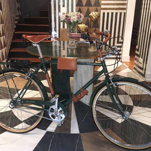 bicicleta novello milano verde