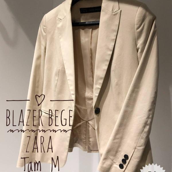 blazer classico bege