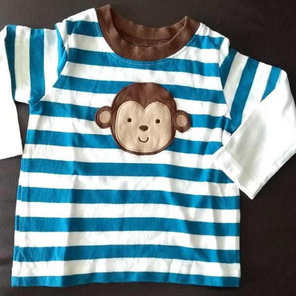 blusa manga comprida macaquinho