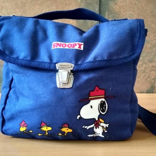 bolsa tiracolo ou mochila Snoopy