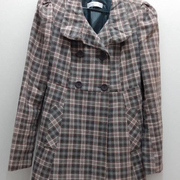 casaco xadrez da Zara