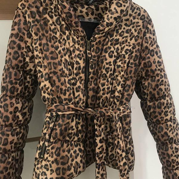 casaco/jaqueta animal print h&amp;m m/g