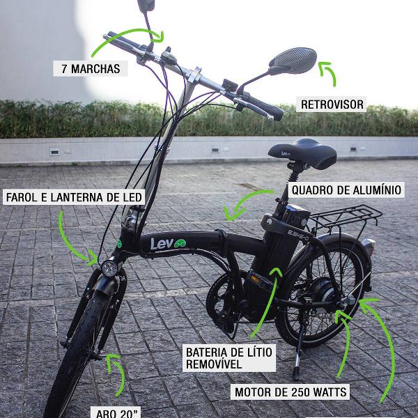 e-bike elétrica dobrável