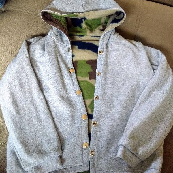 jaqueta de frio militar infantil