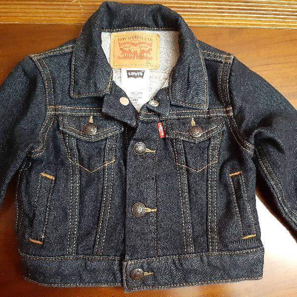 jaqueta levi's jeans de bebê nova