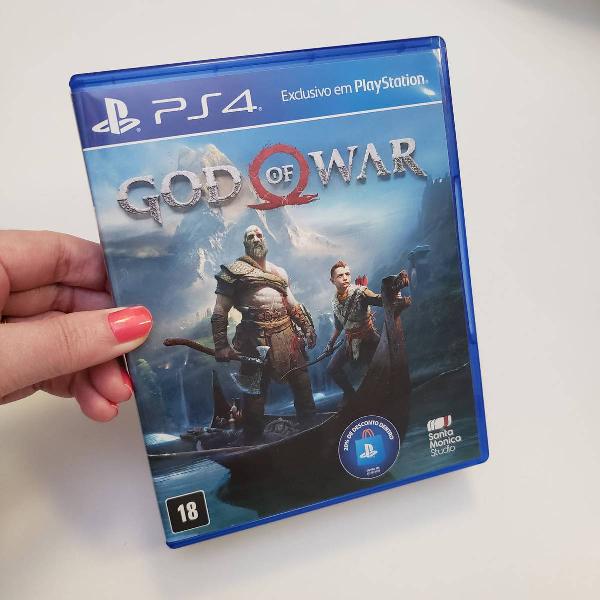 jogo god of war ps4 mídia física