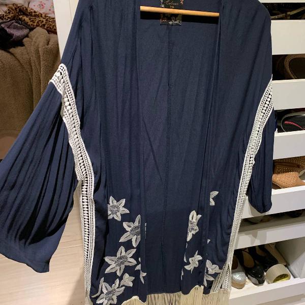 kimono bordado colcci