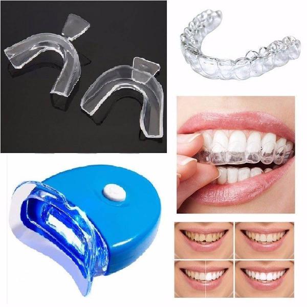 kit clareamento dental 44% 10 seringas completo molde e luz