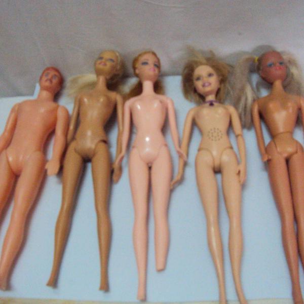kit de 10 bonecas barbie frozen etc