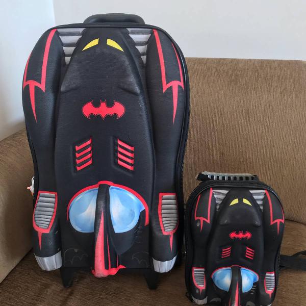 mochila e merendeira batman 3 d