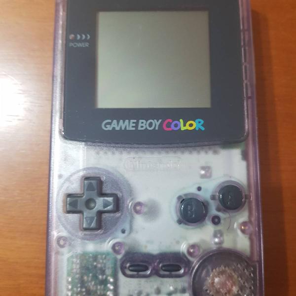 nintendo gameboy color purple