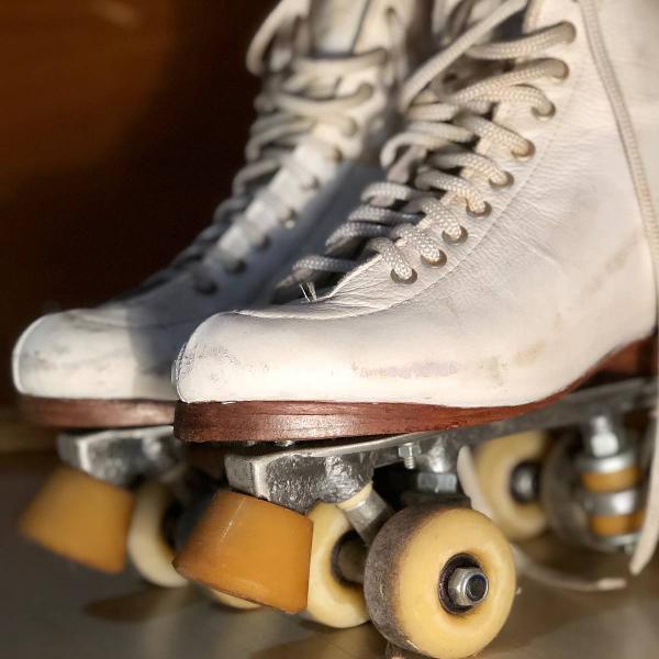 patins vintage branco 38