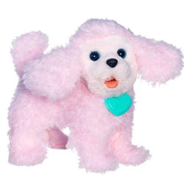 poodle rosa - fur real friends - nunca foi usado