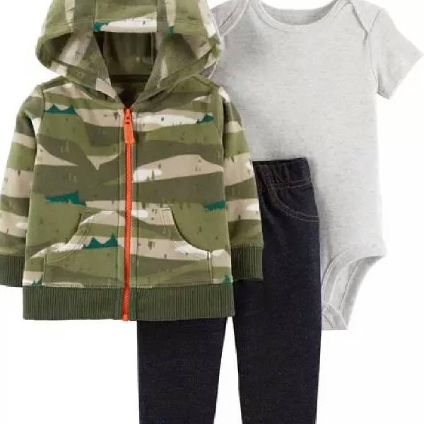 trio Carters inverno camuflado