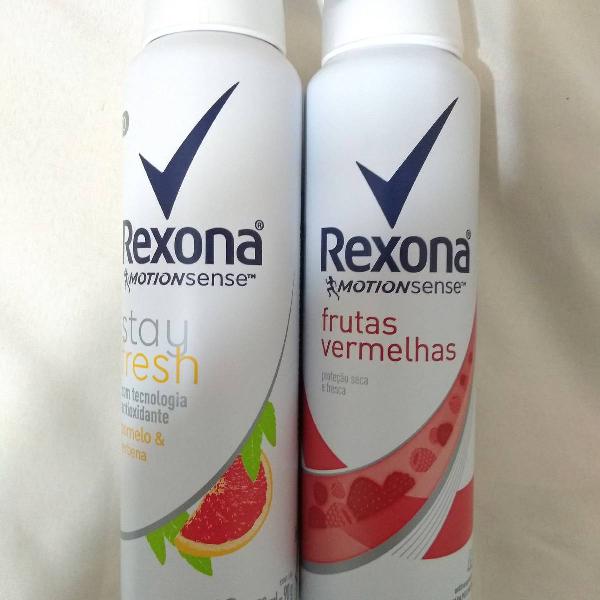 2 desodorantes Rexona - 150 ml cada
