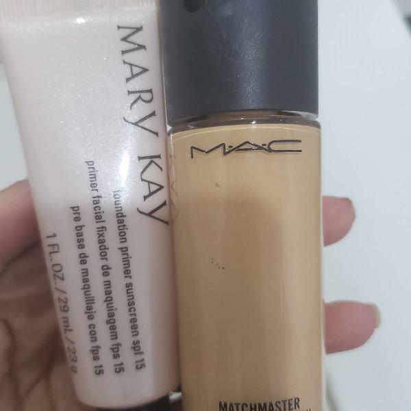 Base Mac e primer Mary kay