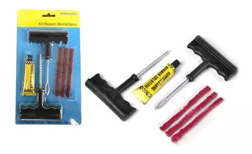 Kit Borracheiro 6 Peças Reparo P/ Pneus S/ Câmara Carro