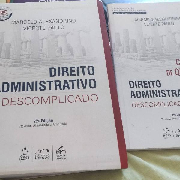 Livro Direito Administrativo Descomplicado Marcelo