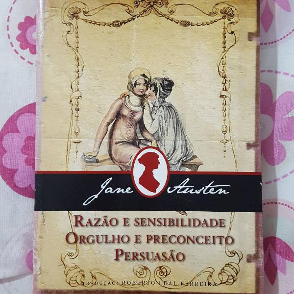 Livro Jane Austen - 3 obras