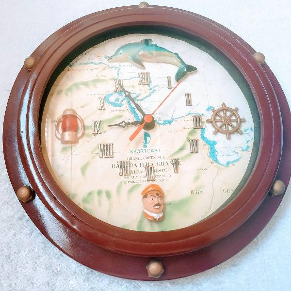 Relógio carta náutica